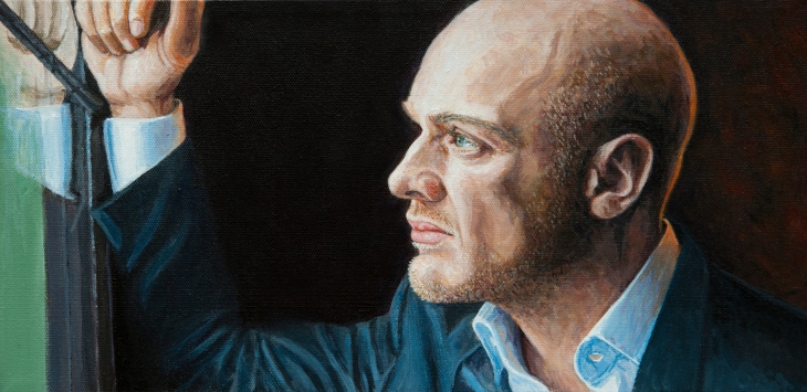 Acryl på lærred - 20 x 40 cm